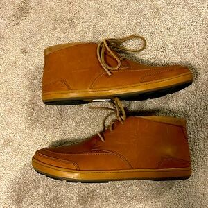 Olukai Chukka Boot Brown Leather